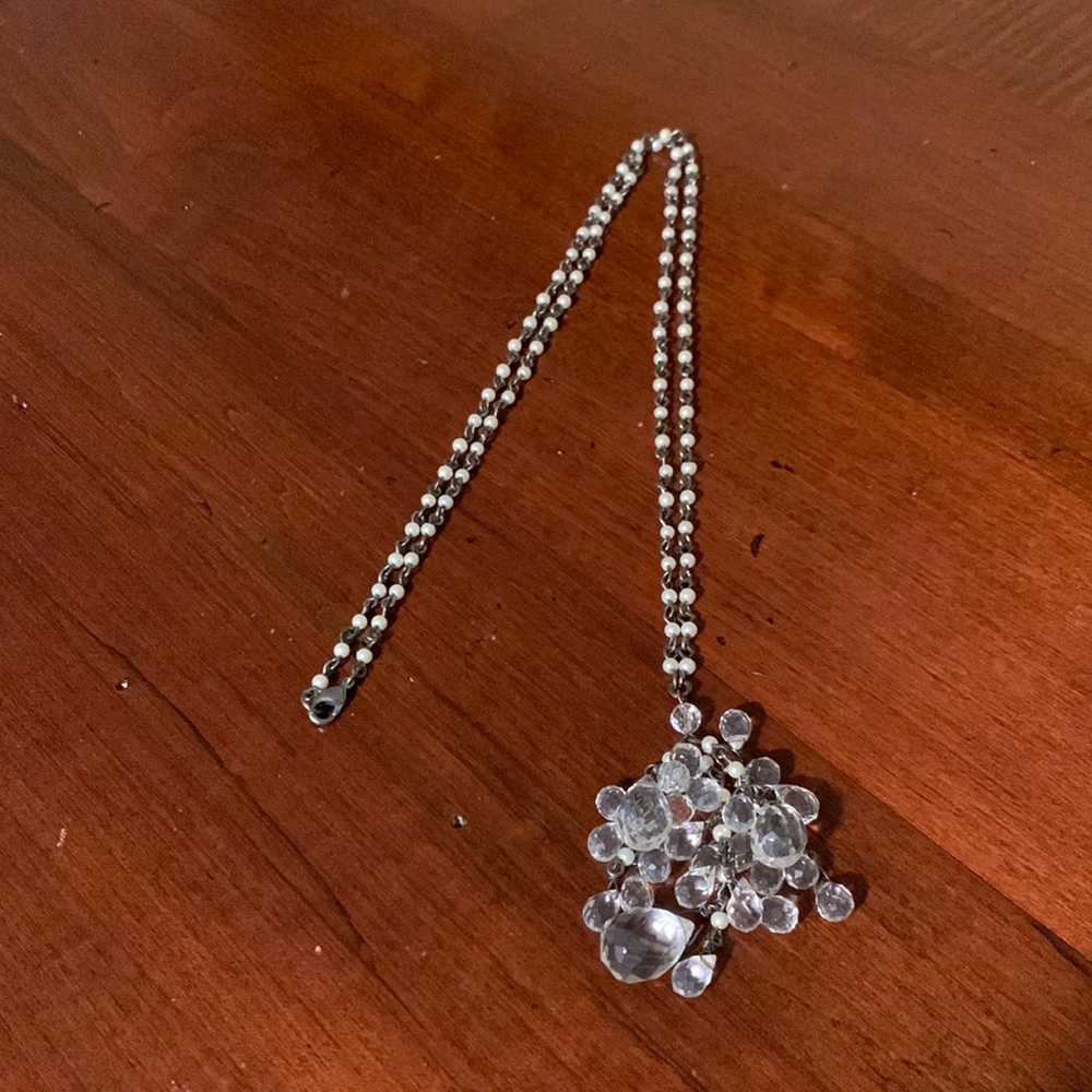 Long beaded necklace